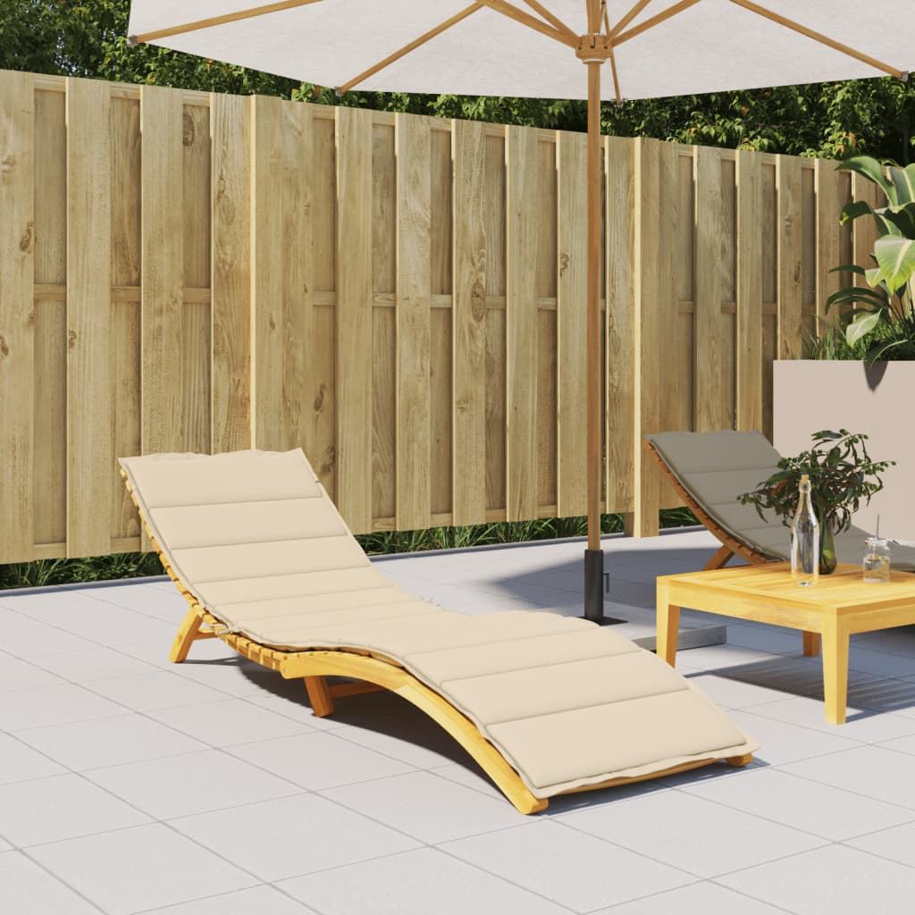 Ligbedkussen 200x70x3 cm oxford stof beige is nu te koop bij PeponiXL, paradijselijk wonen!