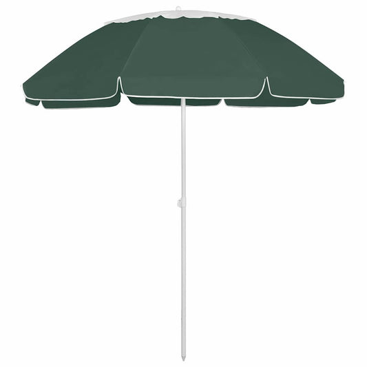 Strandparasol 300 cm groen is nu te koop bij PeponiXL, paradijselijk wonen!