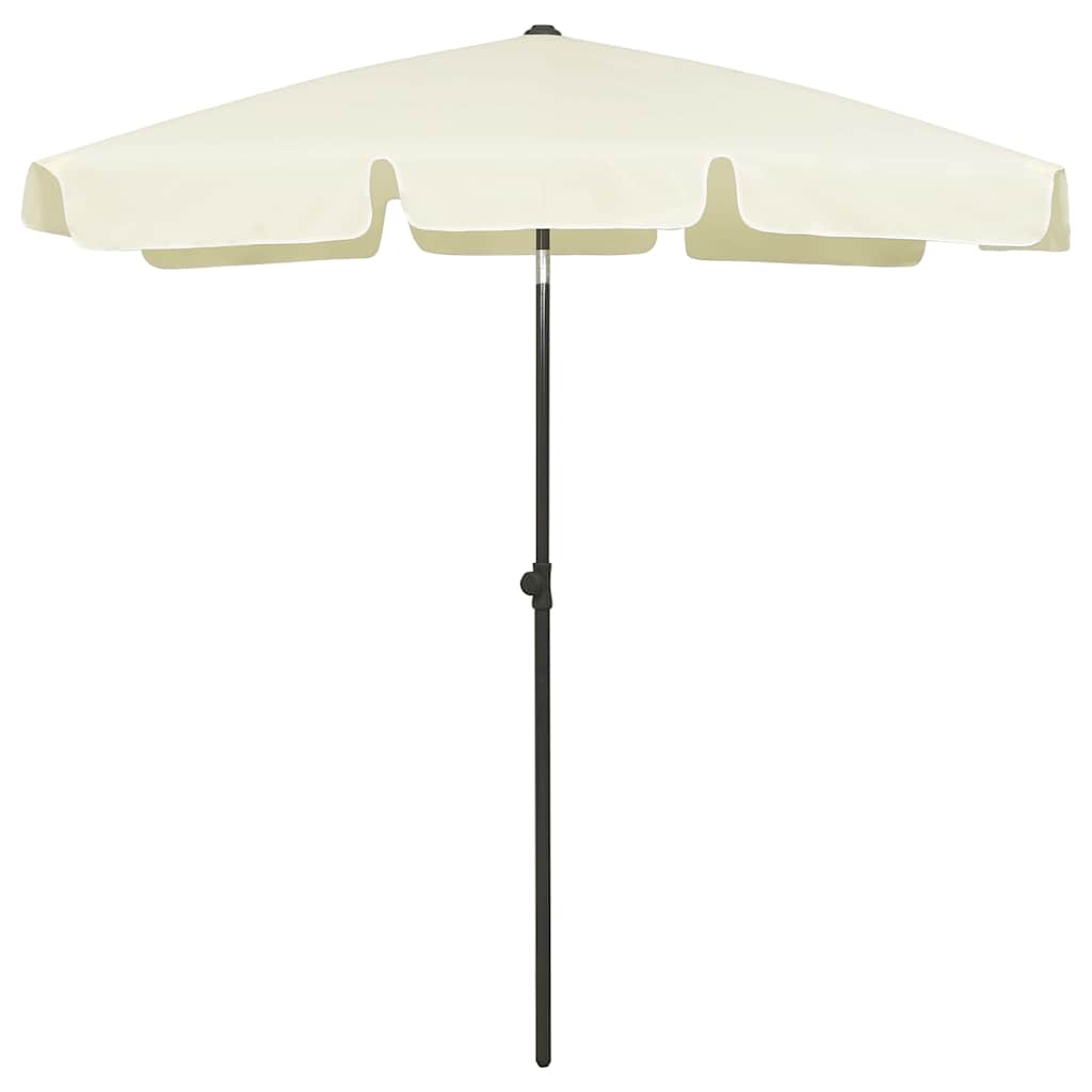 Strandparasol 180x120 cm zandgeel is nu te koop bij PeponiXL, paradijselijk wonen!