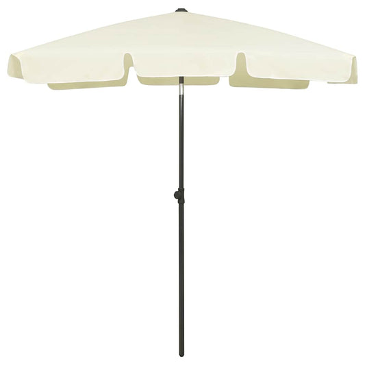 Strandparasol 180x120 cm zandgeel is nu te koop bij PeponiXL, paradijselijk wonen!
