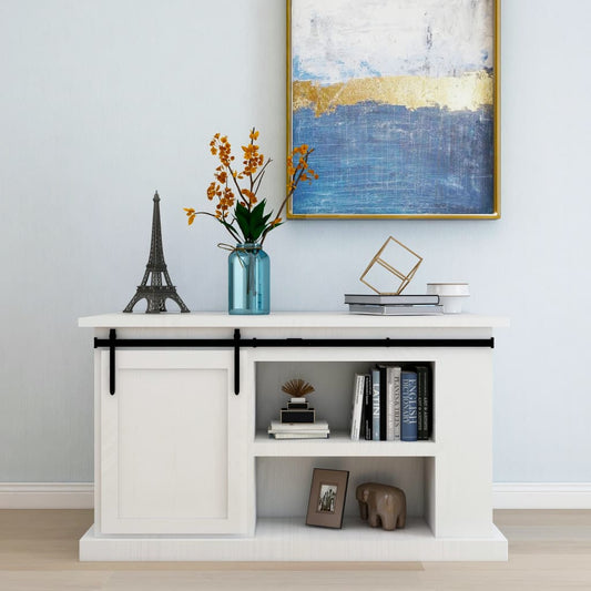 Ophangset voor minischuifdeur 152 cm koolstofstaal is nu te koop bij PeponiXL, paradijselijk wonen!