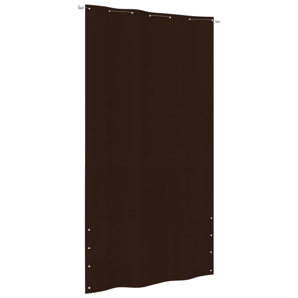 Balkonscherm 140x240 cm oxford stof bruin is nu te koop bij PeponiXL, paradijselijk wonen!