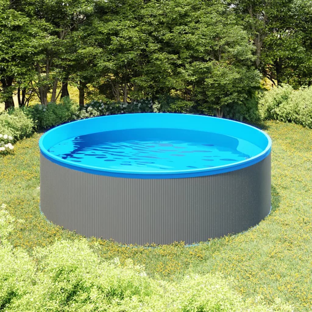 Splasher pool 350x90 cm grijs is nu te koop bij PeponiXL, paradijselijk wonen!