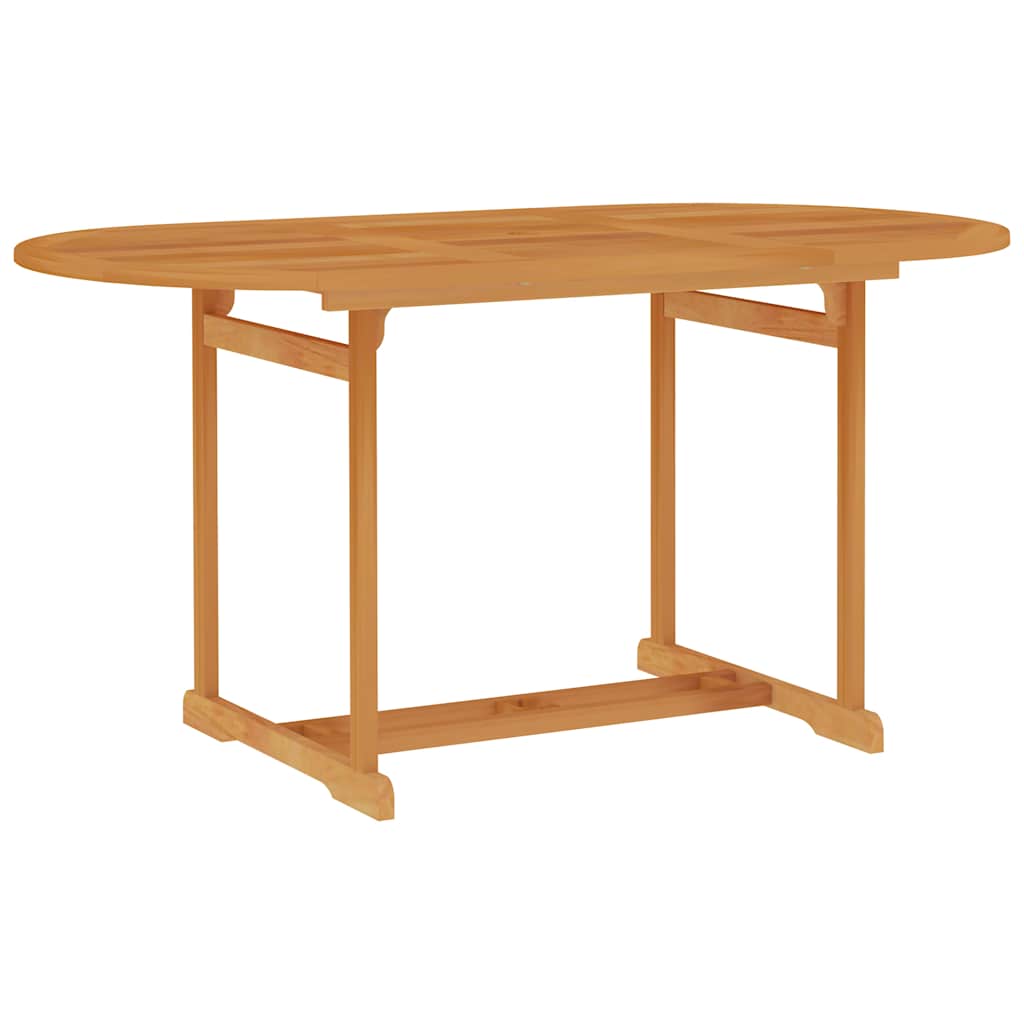 Tuintafel 150x90x75 cm massief teakhout is nu te koop bij PeponiXL, paradijselijk wonen!