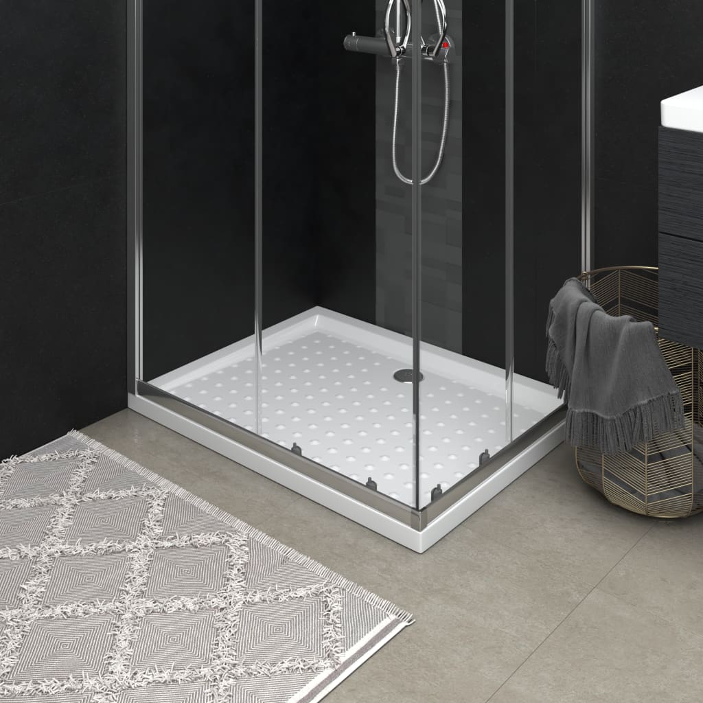 Douchebak met noppen 90x70x4 cm ABS wit is nu te koop bij PeponiXL, paradijselijk wonen!