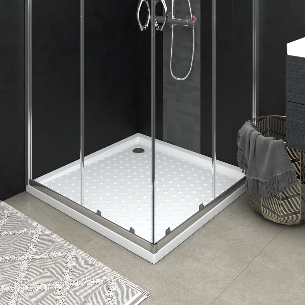 Douchebak met noppen 90x90x4 cm ABS wit is nu te koop bij PeponiXL, paradijselijk wonen!