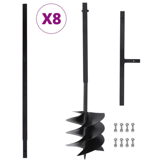 Grondboor met handvat 250 mm met verlengbuis 8 m staal is nu te koop bij PeponiXL, paradijselijk wonen!