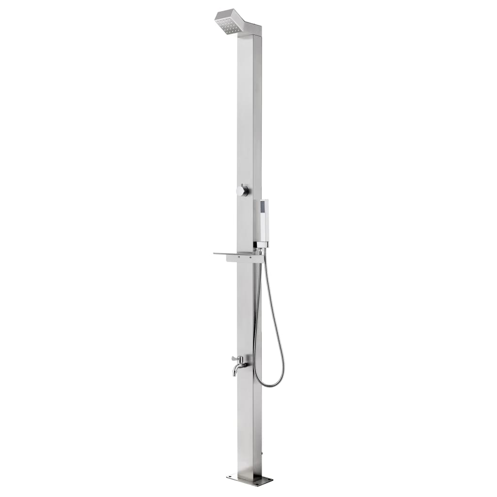 Buitendouche 220 cm roestvrij staal is nu te koop bij PeponiXL, paradijselijk wonen!