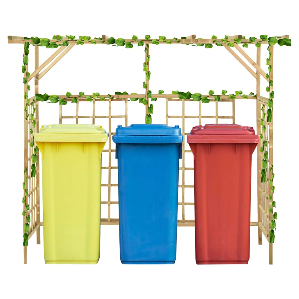 Pergola voor 3 containers geïmpregneerd grenenhout is nu te koop bij PeponiXL, paradijselijk wonen!