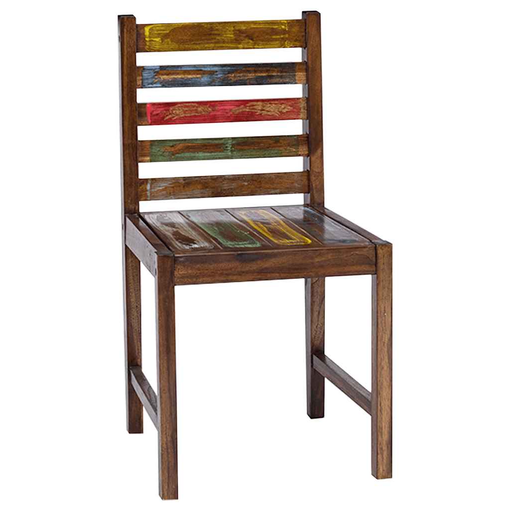 Eetkamerstoelen 2 st massief gerecycled hout is nu te koop bij PeponiXL, paradijselijk wonen!