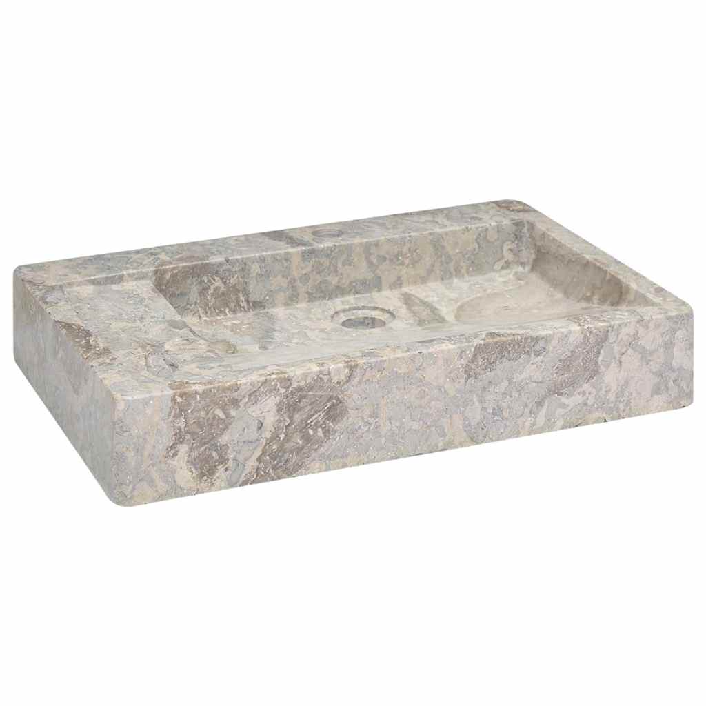 Gootsteen 58x39x10 cm marmer grijs is nu te koop bij PeponiXL, paradijselijk wonen!