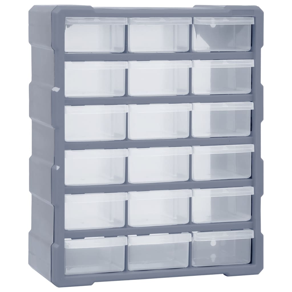 Organiser met 18 medium lades 38x16x47 cm is nu te koop bij PeponiXL, paradijselijk wonen!