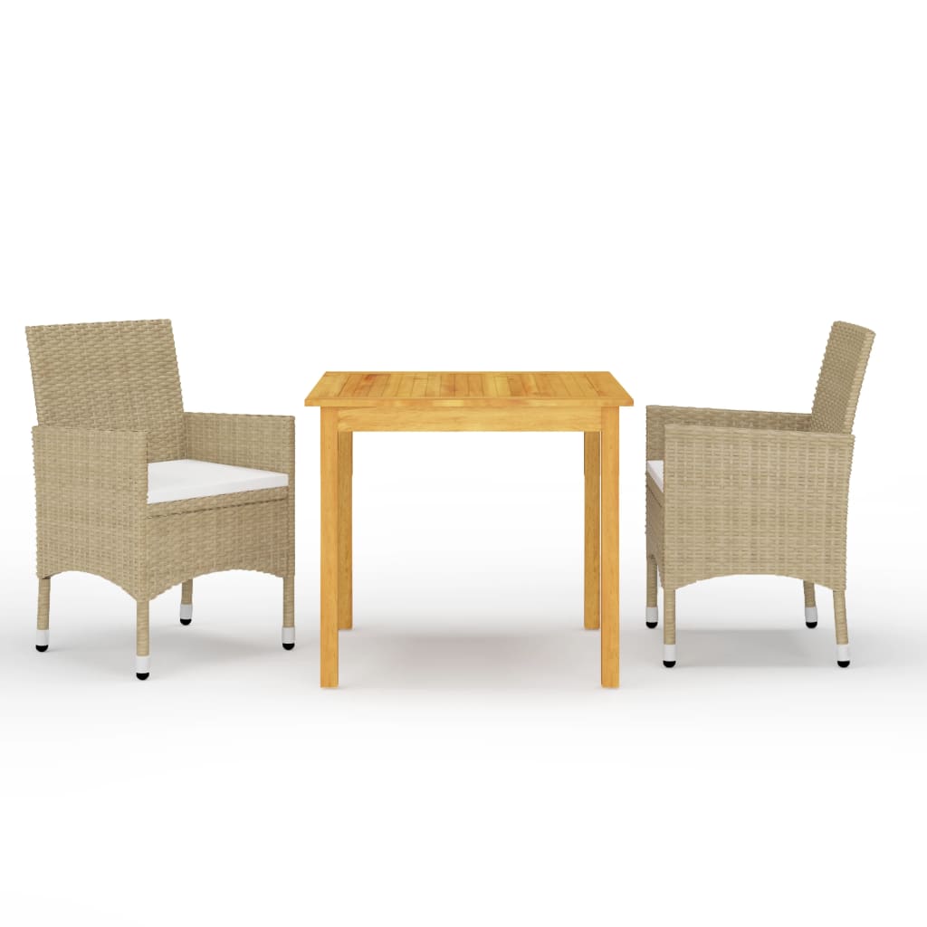 3-delige Tuinset beige is nu te koop bij PeponiXL, paradijselijk wonen!