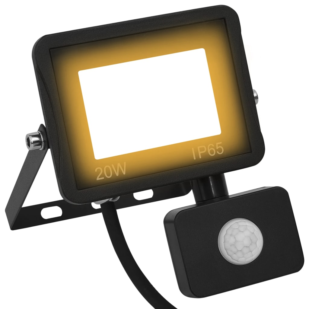 Spotlight met sensor LED 20 W warmwit is nu te koop bij PeponiXL, paradijselijk wonen!