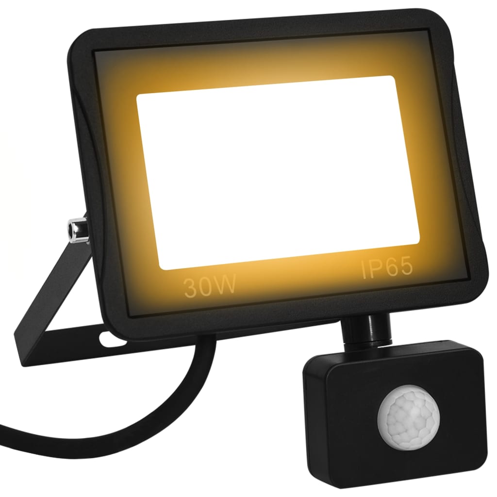 Spotlight met sensor LED 30 W warmwit is nu te koop bij PeponiXL, paradijselijk wonen!