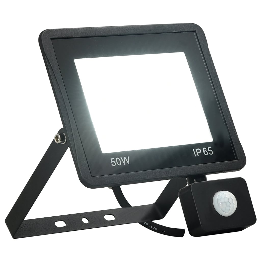 Spotlight met sensor LED 50 W koudwit is nu te koop bij PeponiXL, paradijselijk wonen!