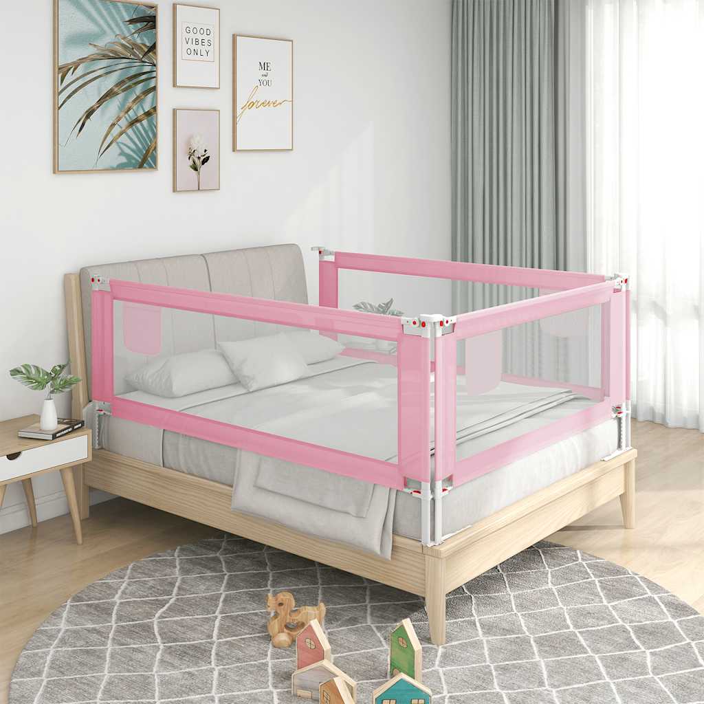Bedhekje peuter 180x25 cm stof roze is nu te koop bij PeponiXL, paradijselijk wonen!