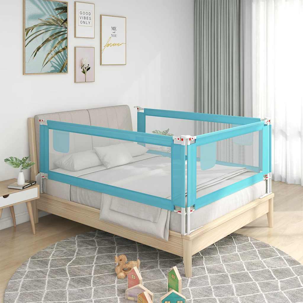 Bedhekje peuter 160x25 cm stof blauw is nu te koop bij PeponiXL, paradijselijk wonen!