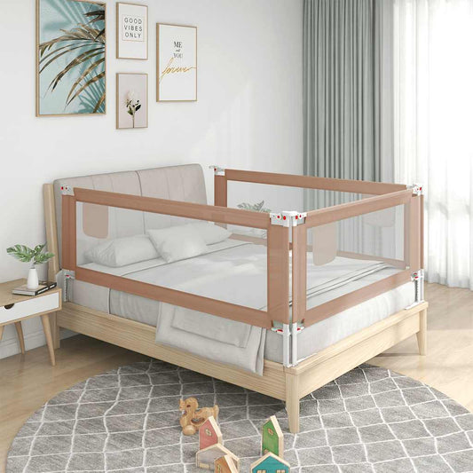 Bedhekje peuter 100x25 cm stof taupe is nu te koop bij PeponiXL, paradijselijk wonen!