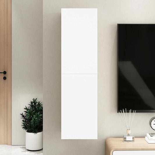 Tv-meubel 30,5x30x110 cm bewerkt hout wit is nu te koop bij PeponiXL, paradijselijk wonen!