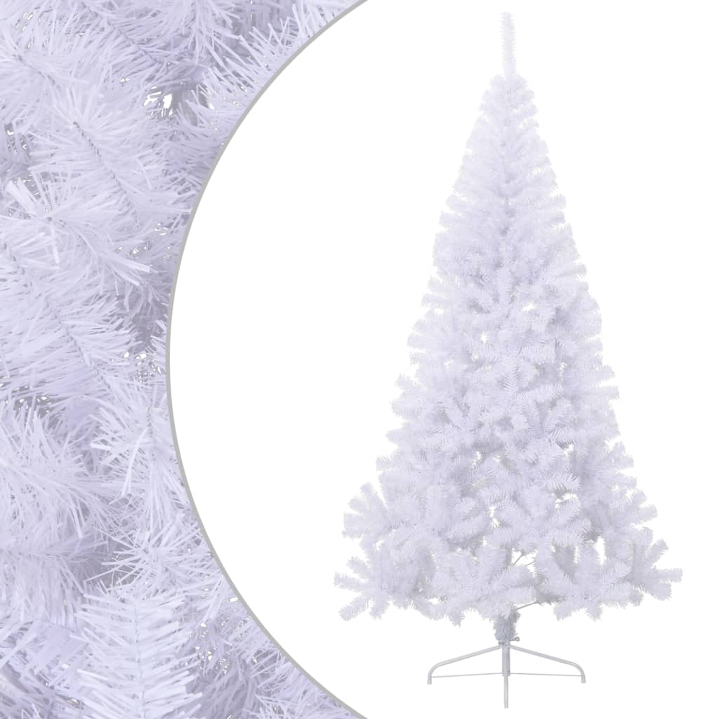 Kunstkerstboom met standaard half 240 cm PVC groen is nu te koop bij PeponiXL, paradijselijk wonen!