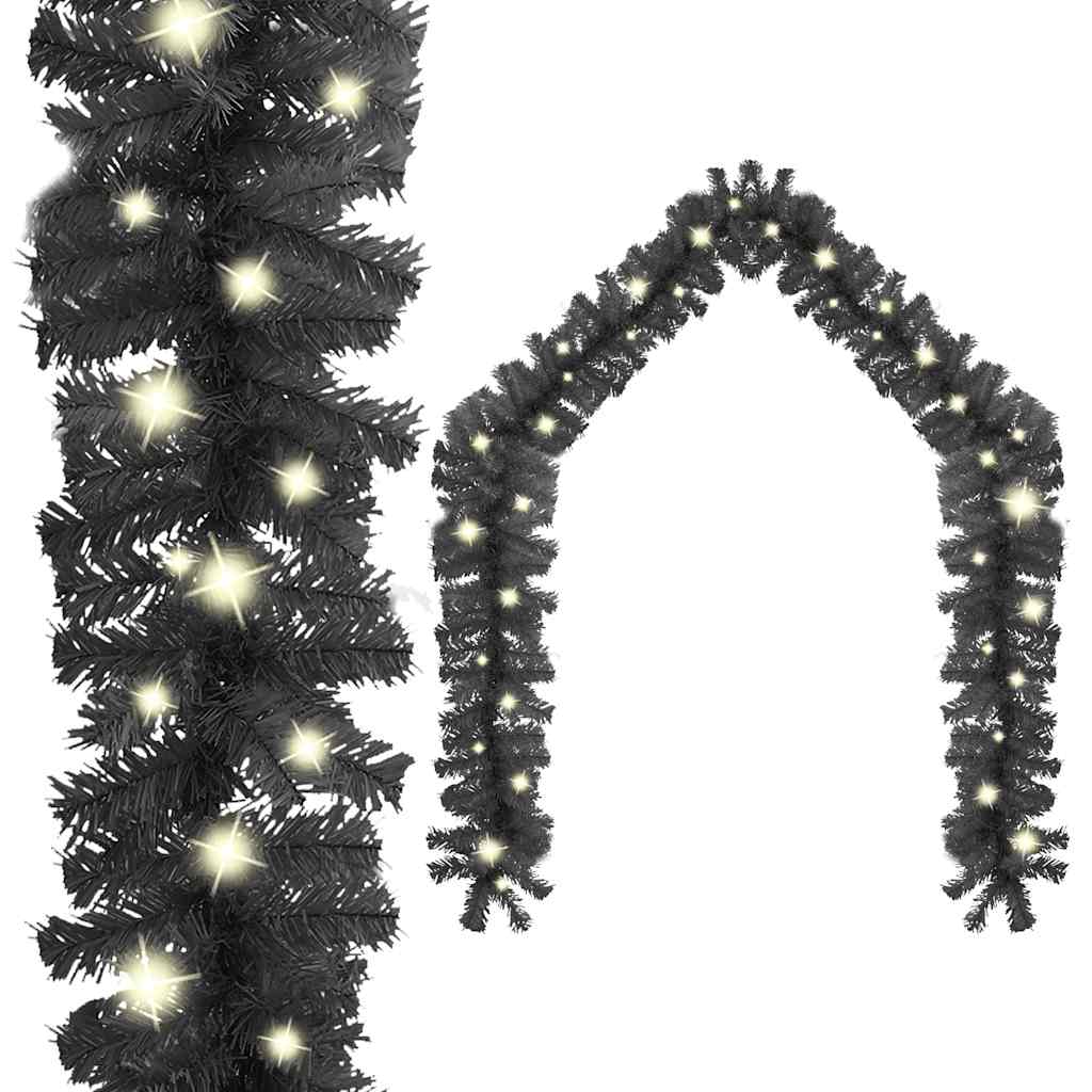 Kerstslinger met LED-lampjes 10 m zwart is nu te koop bij PeponiXL, paradijselijk wonen!