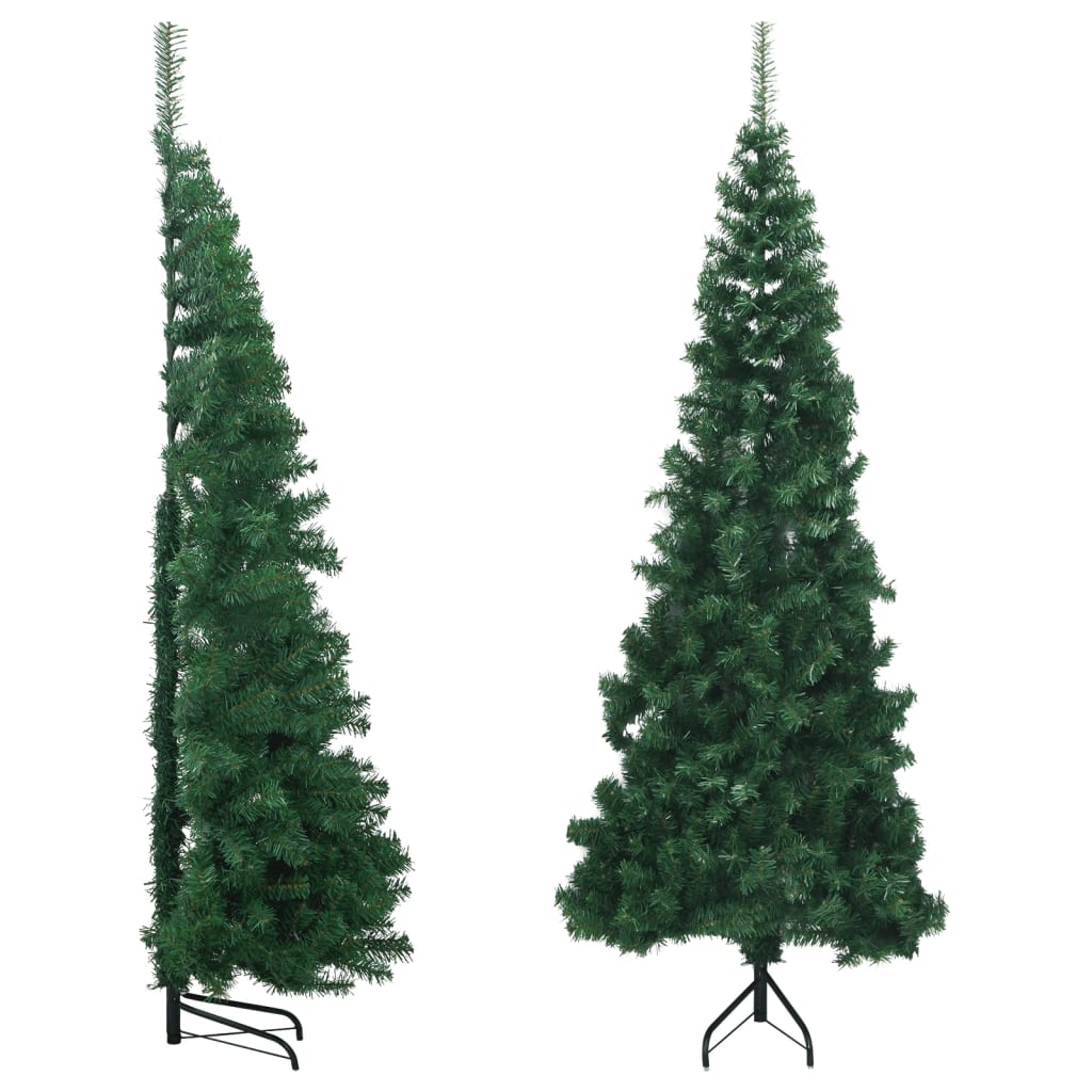 Kunstkerstboom hoek 240 cm PVC groen is nu te koop bij PeponiXL, paradijselijk wonen!