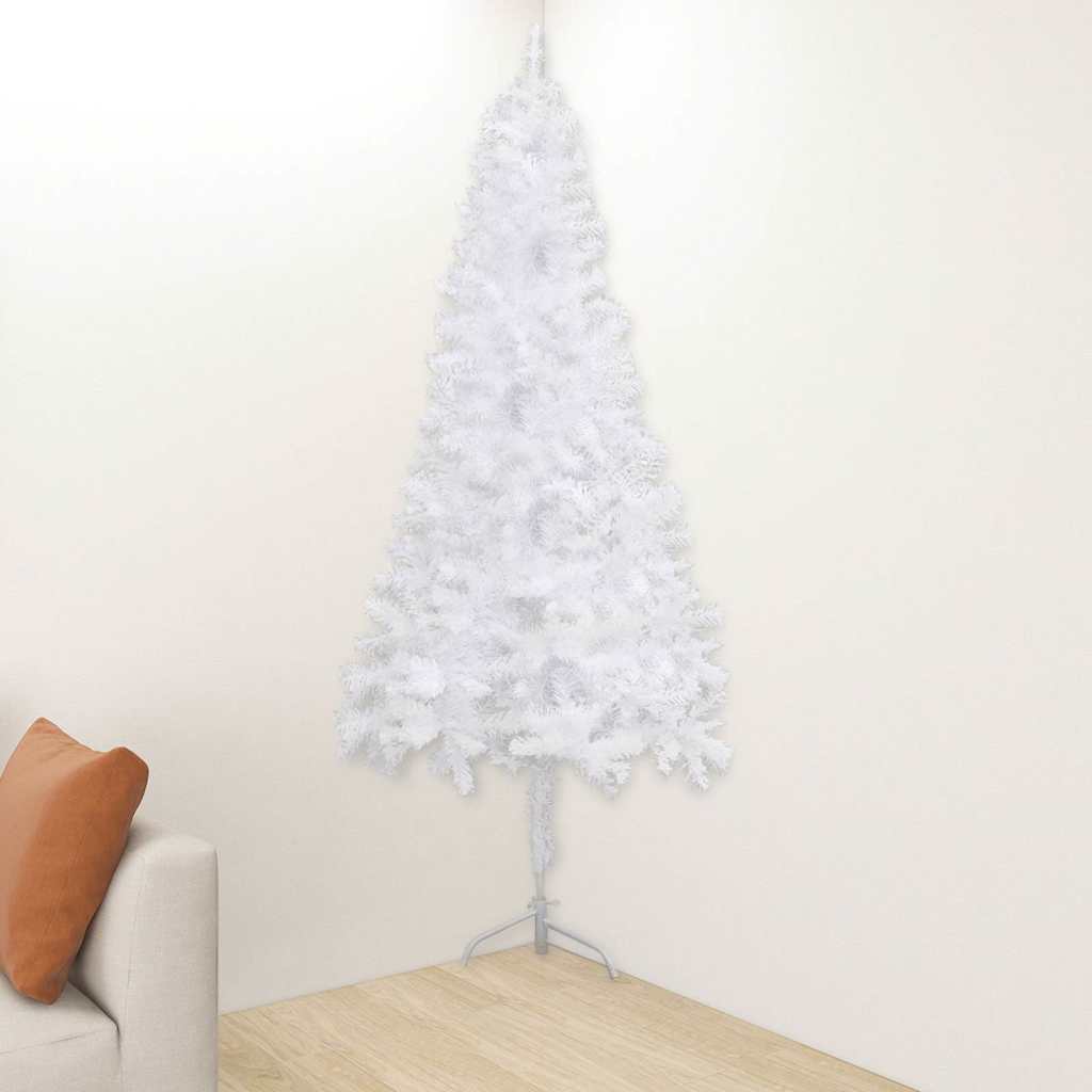 vidaXL Kunstkerstbomen PVC, Steel White