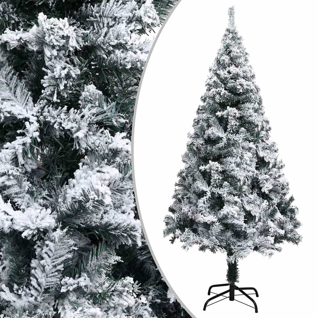 Kunstkerstboom met sneeuw 120 cm groen is nu te koop bij PeponiXL, paradijselijk wonen!