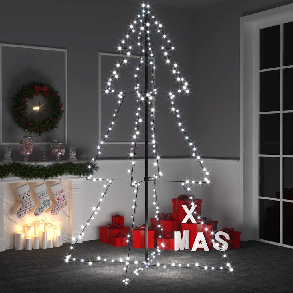 Kegelkerstboom 240 LED's binnen en buiten 118x150 cm is nu te koop bij PeponiXL, paradijselijk wonen!
