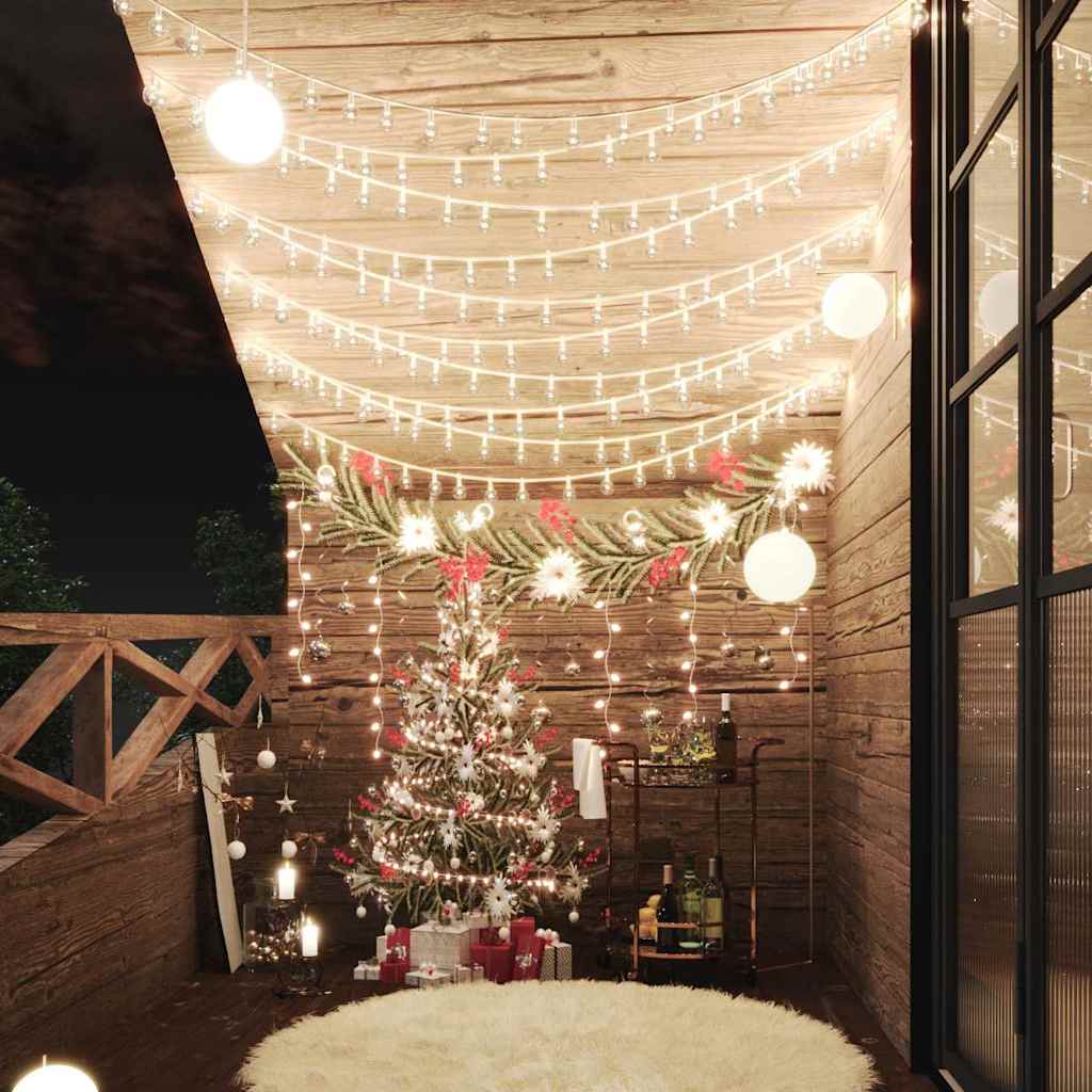Lichtsnoer met 200 LED's 8 functies warmwit 20 m is nu te koop bij PeponiXL, paradijselijk wonen!