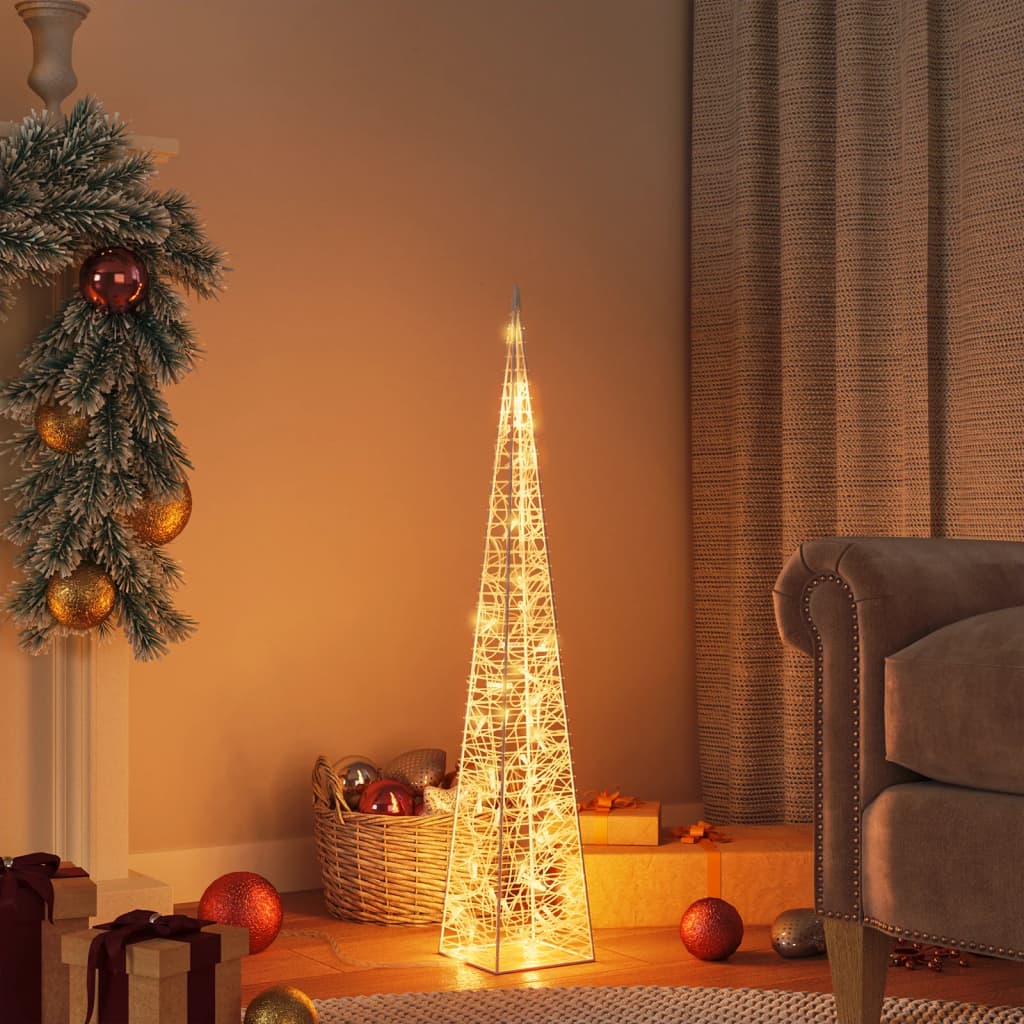 Lichtkegel decoratief LED 90 cm acryl warmwit is nu te koop bij PeponiXL, paradijselijk wonen!