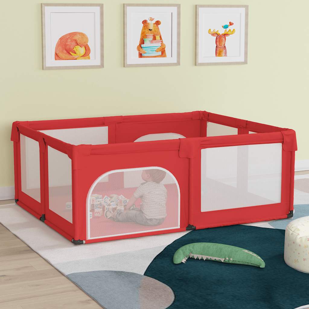 Babybox met 2 deuren oxford stof rood is nu te koop bij PeponiXL, paradijselijk wonen!