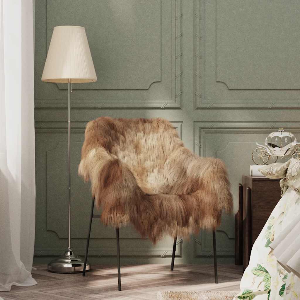 Stoelhoes IJslander schapenvacht 70x110 cm bruin is nu te koop bij PeponiXL, paradijselijk wonen!