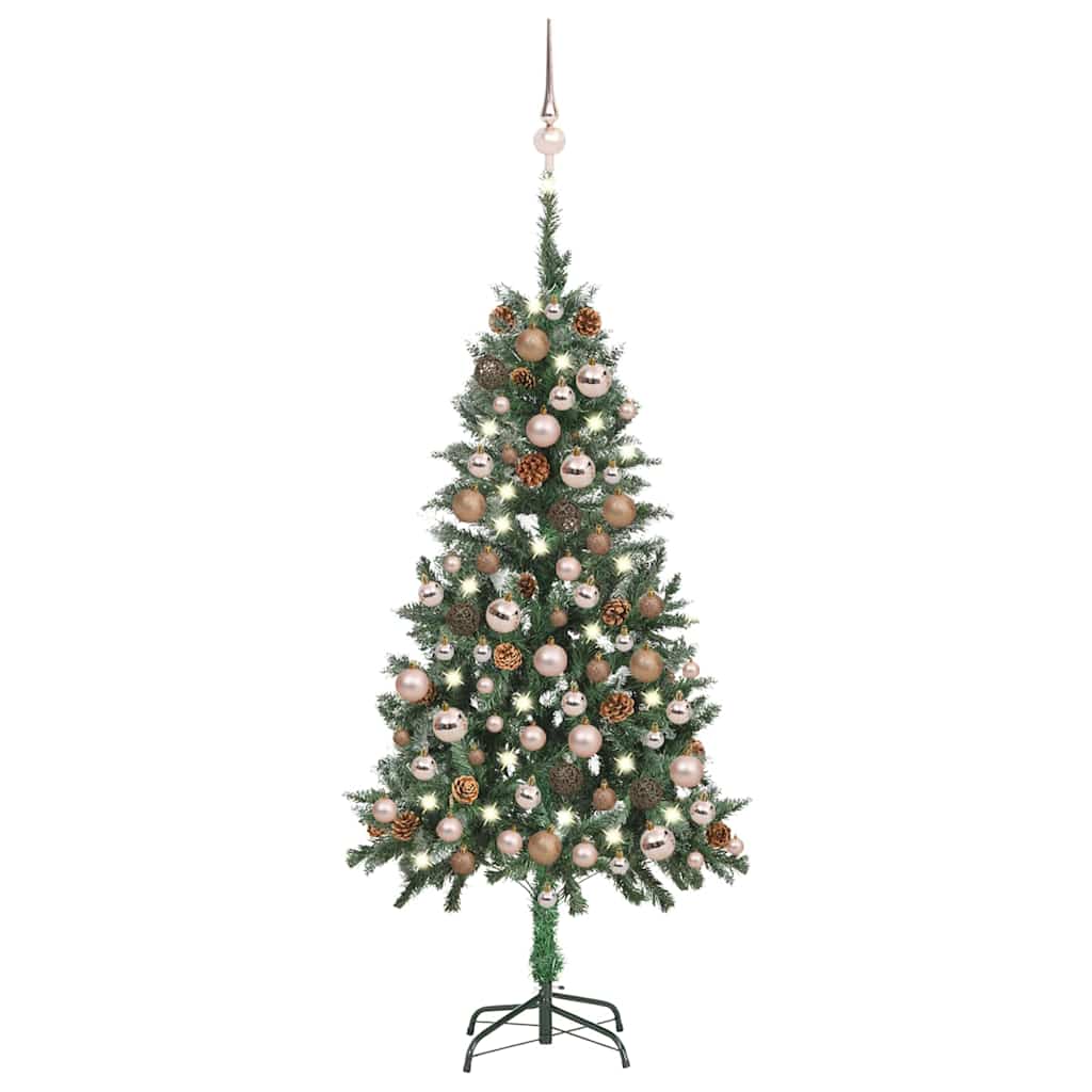 Kunstkerstboom met verlichting kerstballen dennenappels 180 c5 is nu te koop bij PeponiXL, paradijselijk wonen!