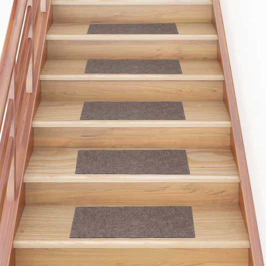 Trapmatten zelfklevend 15 stuks 60x25 cm beige rechthoekig is nu te koop bij PeponiXL, paradijselijk wonen!