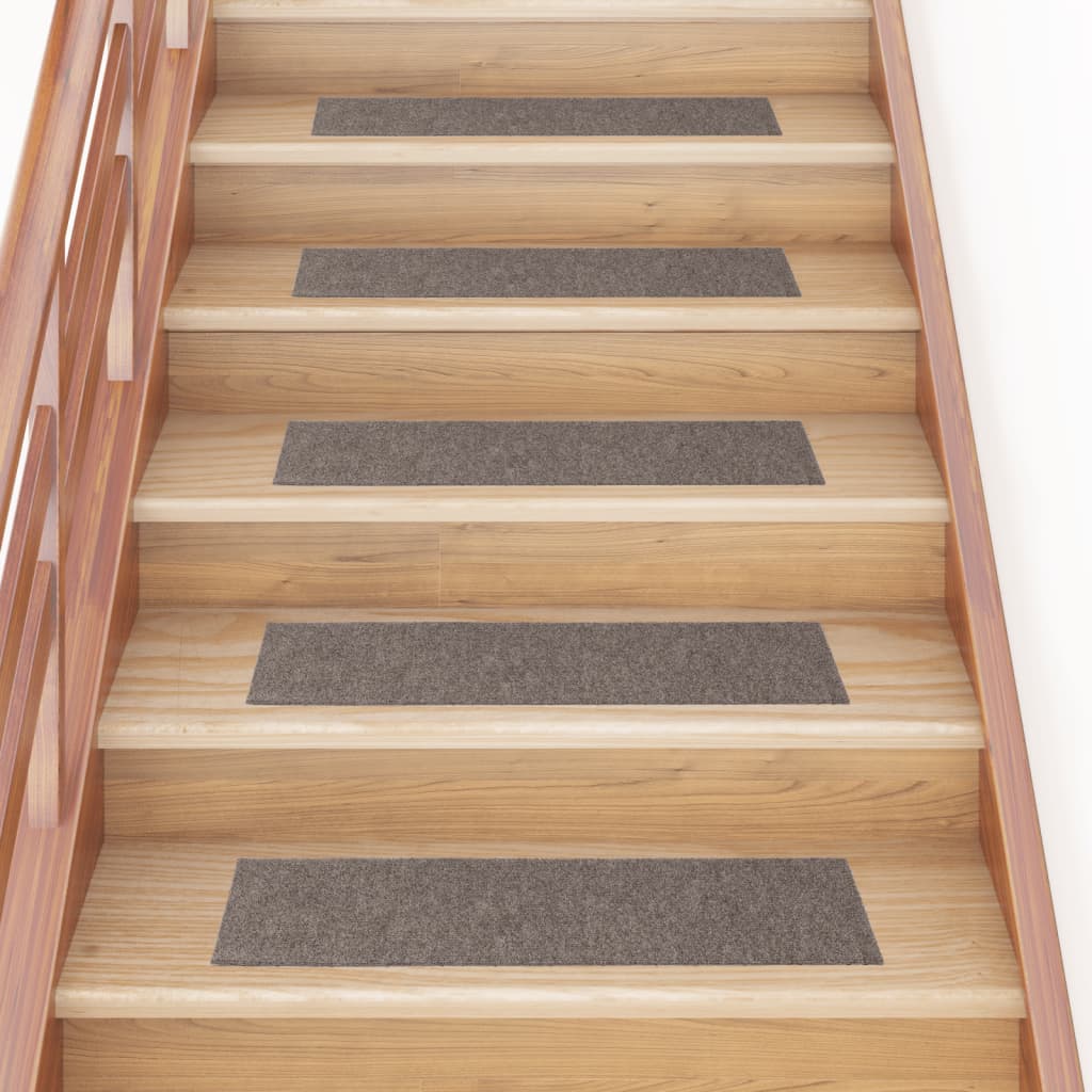 Trapmatten zelfklevend 15 stuks 76x20 cm beige rechthoekig is nu te koop bij PeponiXL, paradijselijk wonen!