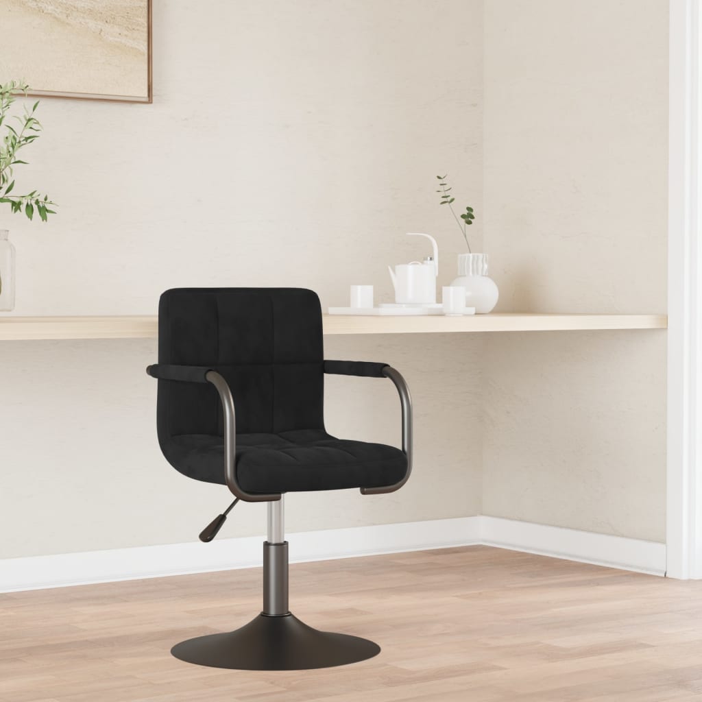 Barkruk fluweel zwart is nu te koop bij PeponiXL, paradijselijk wonen!