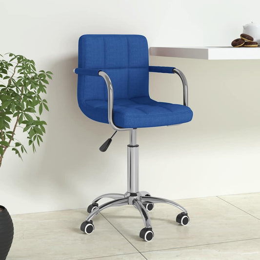 Kantoorstoel draaibaar stof blauw is nu te koop bij PeponiXL, paradijselijk wonen!