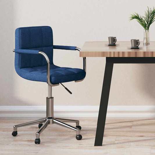 Kantoorstoel draaibaar stof blauw is nu te koop bij PeponiXL, paradijselijk wonen!