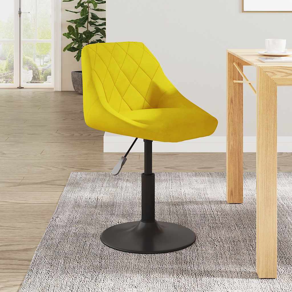 Barkruk fluweel mosterdgeel is nu te koop bij PeponiXL, paradijselijk wonen!