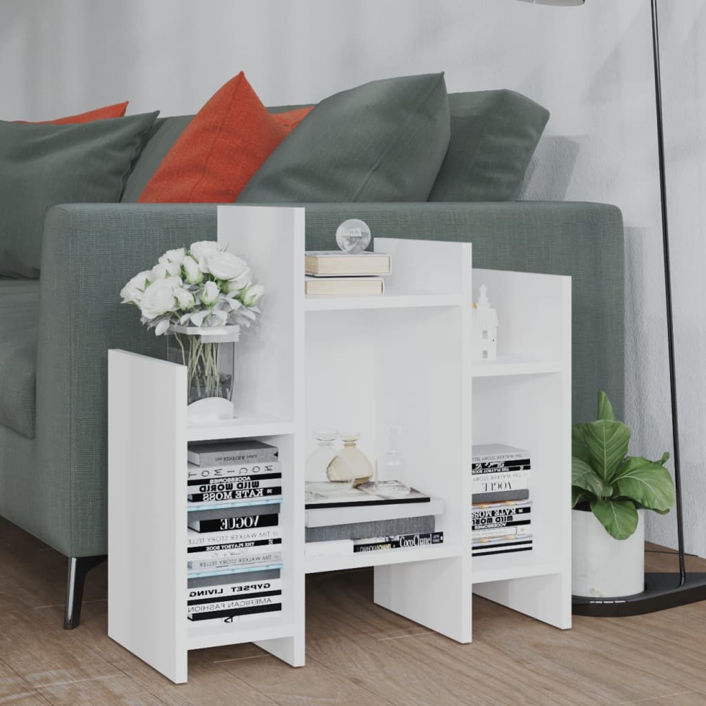 Bijzetkast 60x26x60 cm bewerkt hout wit is nu te koop bij PeponiXL, paradijselijk wonen!
