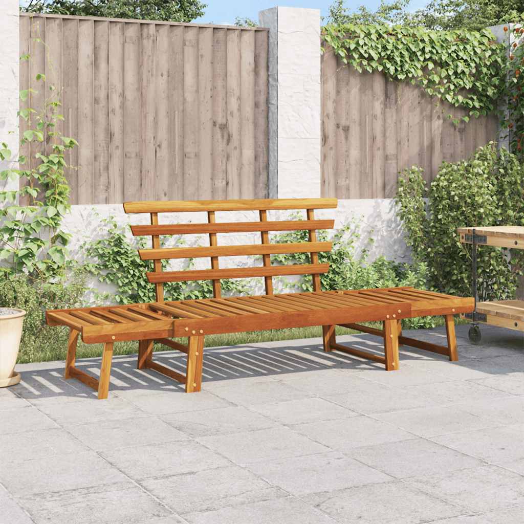 Tuinbank 2-in-1 190 cm massief acaciahout is nu te koop bij PeponiXL, paradijselijk wonen!