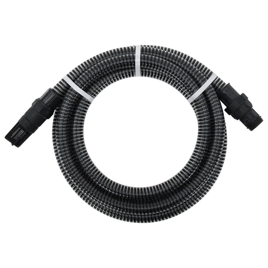 Zuigslang met PVC koppelingen 1,1'' 7 m PVC zwart is nu te koop bij PeponiXL, paradijselijk wonen!