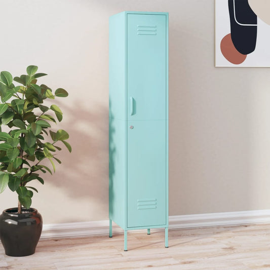 Lockerkast 35x46x180 cm staal mint is nu te koop bij PeponiXL, paradijselijk wonen!