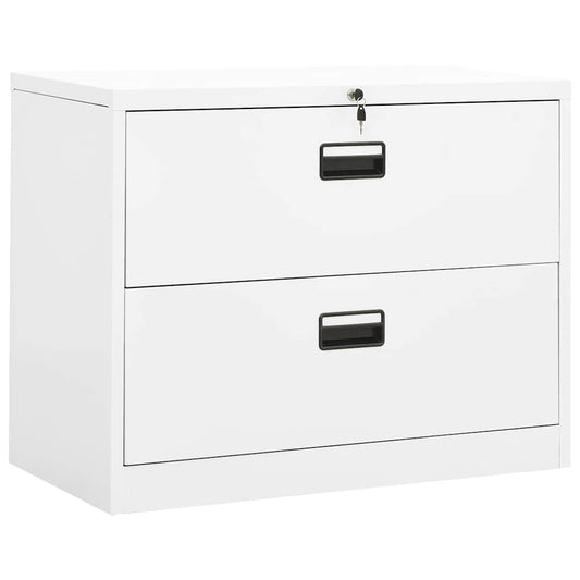 Archiefkast 90x46x72,5 cm staal wit is nu te koop bij PeponiXL, paradijselijk wonen!