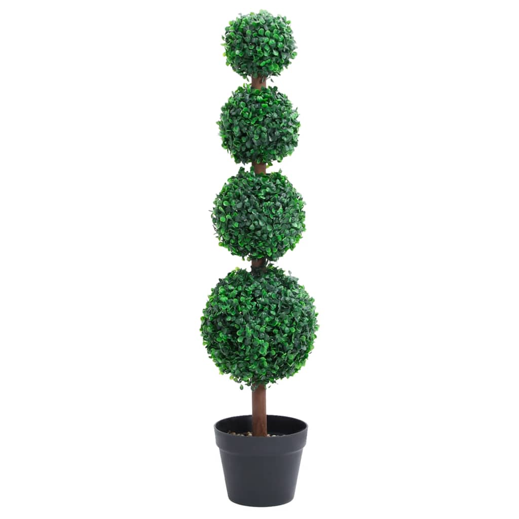Kunstplant met pot buxus bolvorming 90 cm groen is nu te koop bij PeponiXL, paradijselijk wonen!