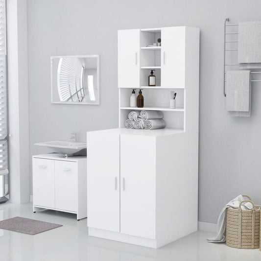 Wasmachinekast 71x71,5x91,5 cm wit is nu te koop bij PeponiXL, paradijselijk wonen!
