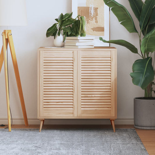 Kastdeuren met lamellen 2 st 69x39,4 cm massief grenenhout is nu te koop bij PeponiXL, paradijselijk wonen!
