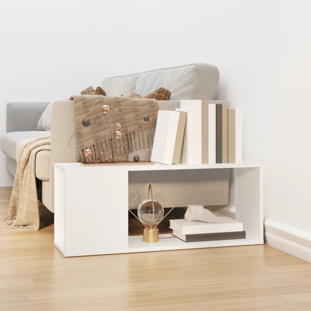 Tv-meubel 80x24x32 cm bewerkt hout wit is nu te koop bij PeponiXL, paradijselijk wonen!